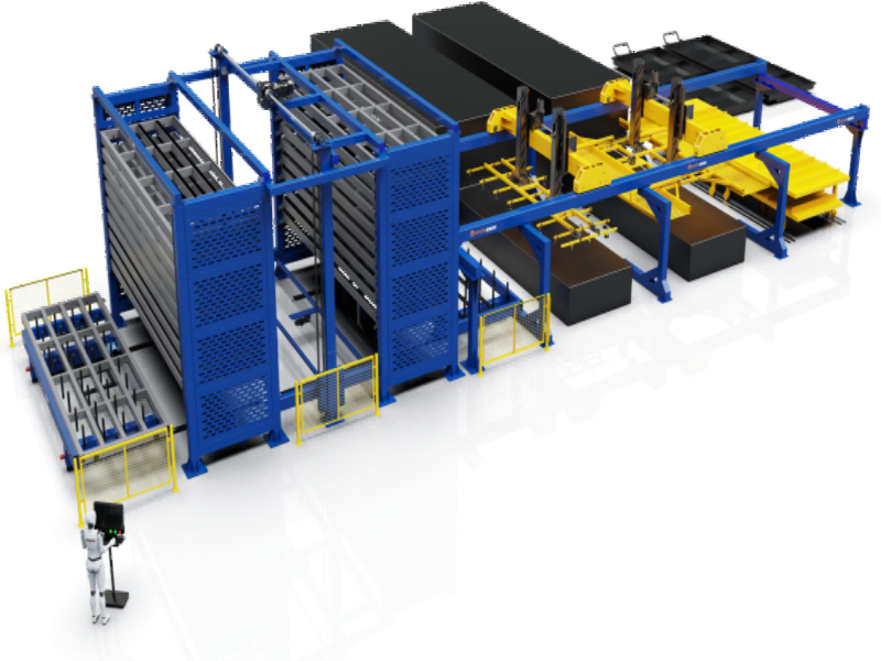 LOADING AND UNLOADING SYSTEM FOR METAL SHEETS - Jinan Huarui Technology ...